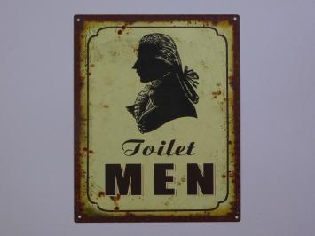 Set Toiletten-Türschilder - Männer & Frauen - Metall - Oldlook