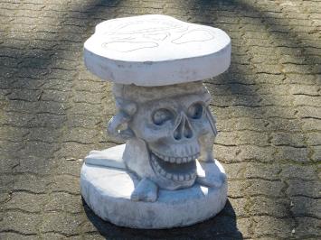 Skull Side Table - Stone - 48 cm