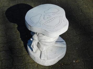 Skull Side Table - Stone - 48 cm