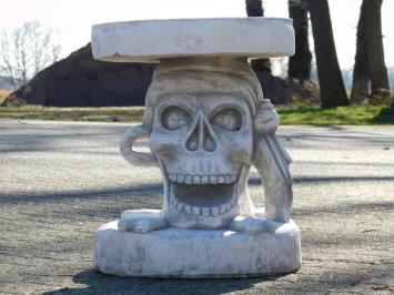 Skull Side Table - Stone - 48 cm