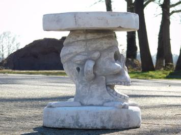 Skull Side Table - Stone - 48 cm