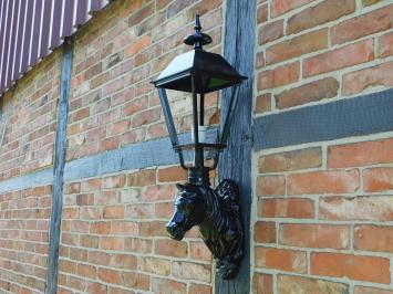 Wall light with horse head - Alu - Outdoor lighting