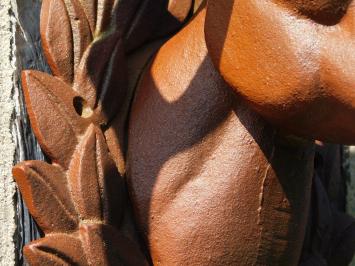 Wall ornament Deer head - Brown - Cast iron